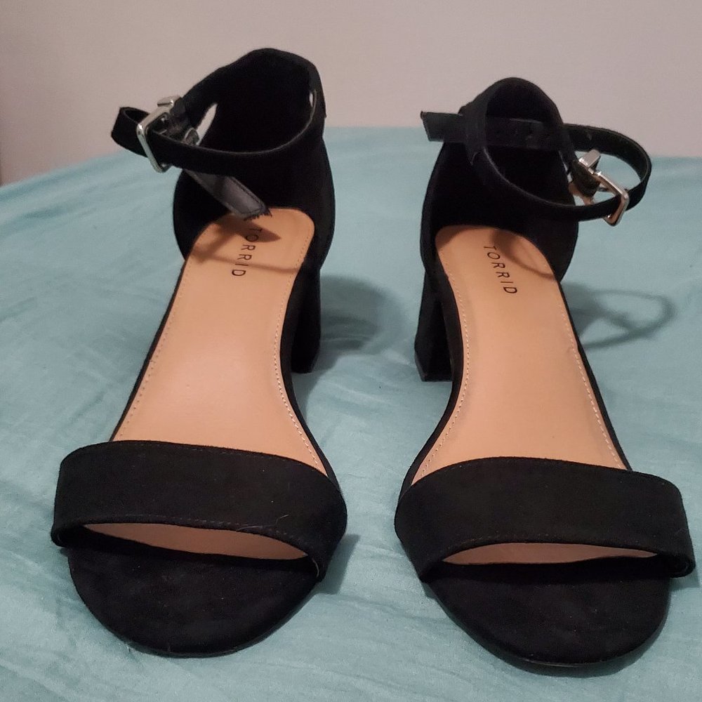 Torrid black heels wide width